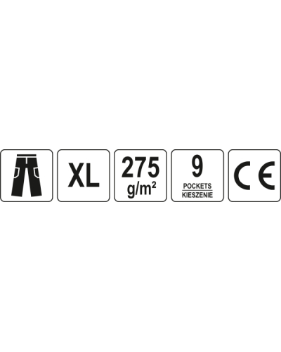 YATO SPODNIE ROBOCZE DUERO - XL