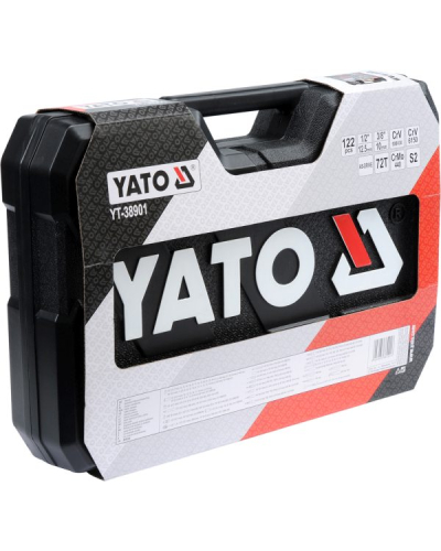 YATO ZESTAW NARZĘDZIOWY 1/2" 122CZ.