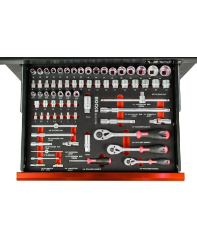 ROOKS ZESTAW NARZĘDZI 1/2", 3/8", 1/4", 72 CZĘŚCI