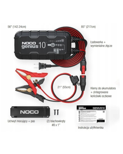 NOCO PROSTOWNIK AUTOMATYCZNY GENIUS10 10A 6V/ 12V