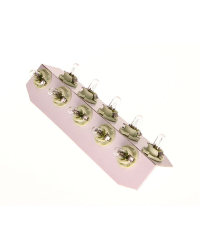 NARVA ŻARÓWKA BAX 12V/2W 8,4D JASNO-ZIELONY (Z COK. PLAST.) 10SZT. (BRAK ECE)