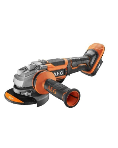 AEG AEG SZLIFIERKA KĄTOWA 125MM, 18V, BEZSZCZOTKOWA, WYŁĄCZNIK SUWAKOWY, BODY