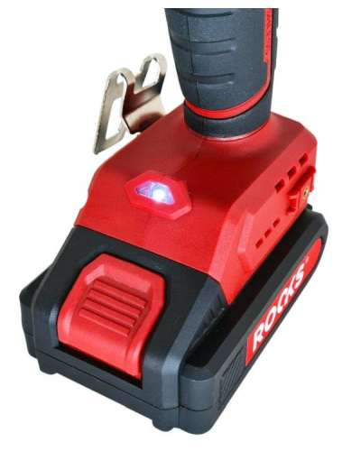 ROOKS 20V AQ-ONE KLUCZ UDAROWY 1/2" 400 NM KOMPLET Z AKUMULATOREM 4AH BMC