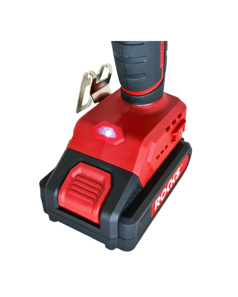 ROOKS 20V AQ-ONE KLUCZ UDAROWY 1/2" 400 NM KOMPLET Z AKUMULATOREM 4AH BMC