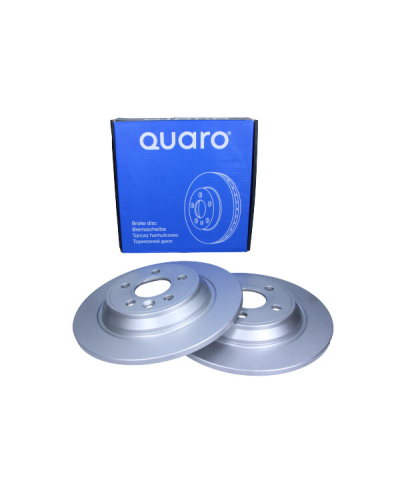 QUARO TARCZA HAMULCOWA VOLVO TYŁ V70 07- Z POWŁOKĄ ANTYKOROZYJNĄ