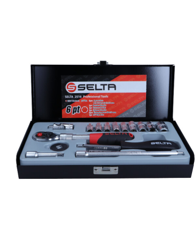 SELTA ZESTAW NARZĘDZIOWY 1/4", 16 CZ