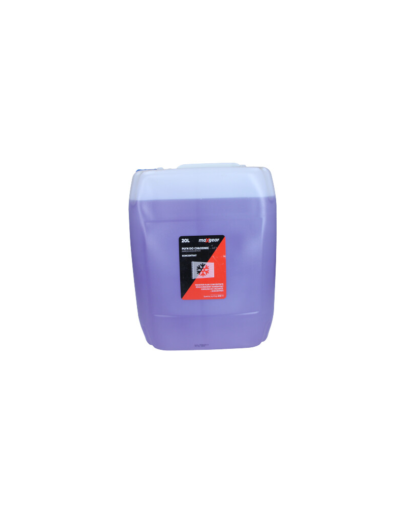 MAXGEAR PŁYN DO CHŁODNIC 20L (FIOLETOWY) G12++ NA DODATKACH BASF /KONCENTRAT