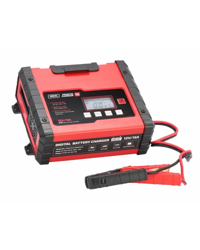 IDEAL PROSTOWNIK SAMOCHODOWY PRAKTIK CHARGER 15 LCD, 12V, 2A/8A/15A