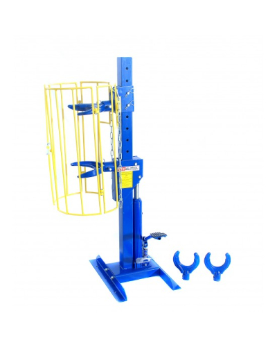 KB Global ŚCIĄGCZ HYDRAULICZNY SPRĘŻYN MCPHERSON 1T STACJONARNY Z KRATKĄ BEZPIECZEŃSTWA