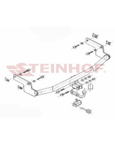 STEINHOF HAK HOLOWNICZY PEUGEOT PEUGEOT  206 98-