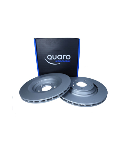 QUARO TARCZA HAMULCOWA AUDI TYŁ A6 ALLROAD 06-11 Z POWŁOKĄ ANTYKOROZYJNĄ