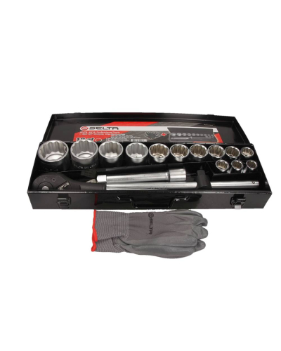 Selta ZESTAW NARZĘDZIOWY 3/4", 16 CZ, 12 KT