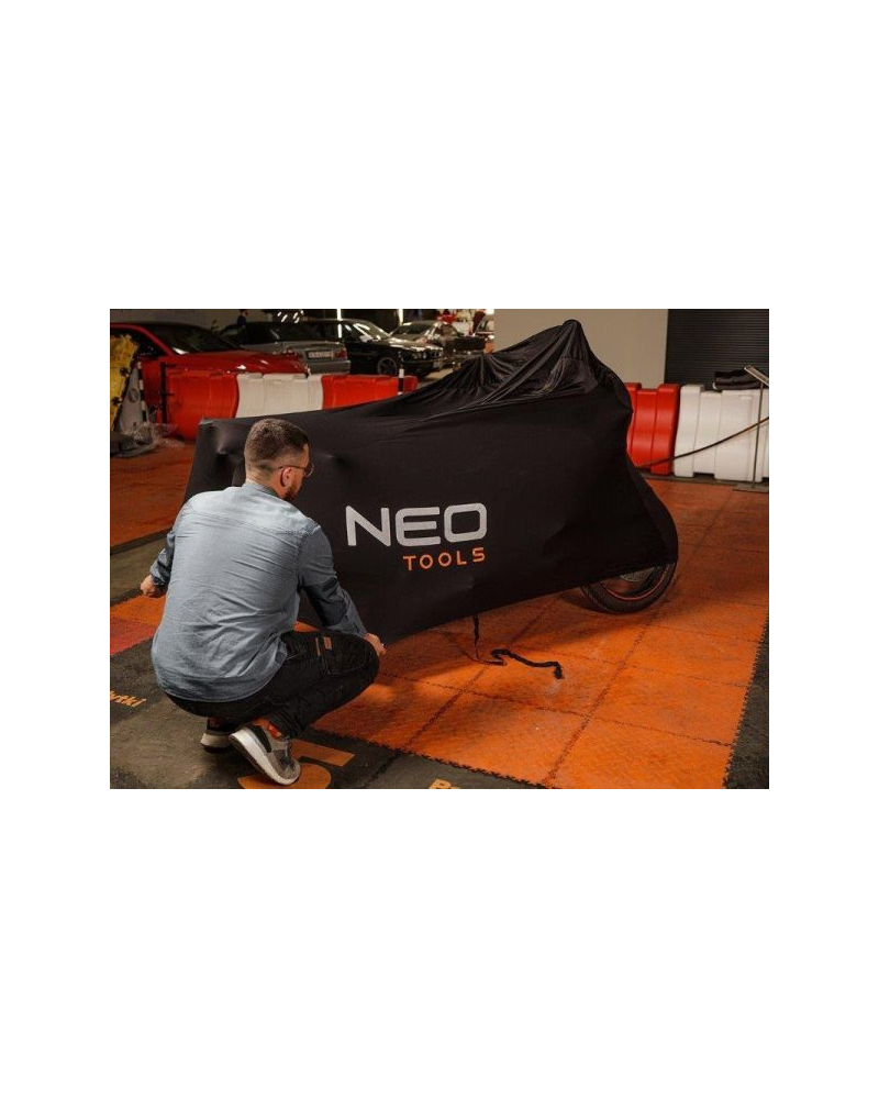 NEO TOOLS POKROWIEC ODDYCHAJĄCY NA MOTOCYKL/ SKUTER, 220X105X130 CM