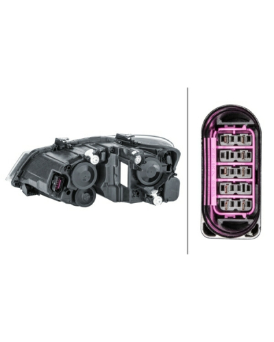 HELLA REFLEKTOR VW POLO 06.09- PRAWY