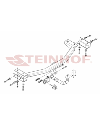 STEINHOF HAK HOLOWNICZY KIA SPORTAGE III 08/2010-