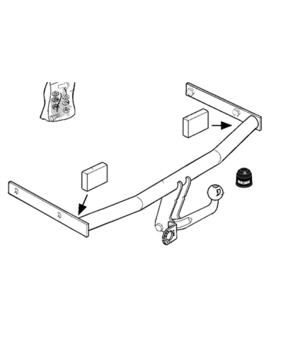 BRINK HAK HOLOWNICZY VW POLO (9N_) 01-