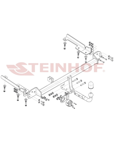 STEINHOF HAK HOLOWNICZY HONDA CR-V  IV 2012-