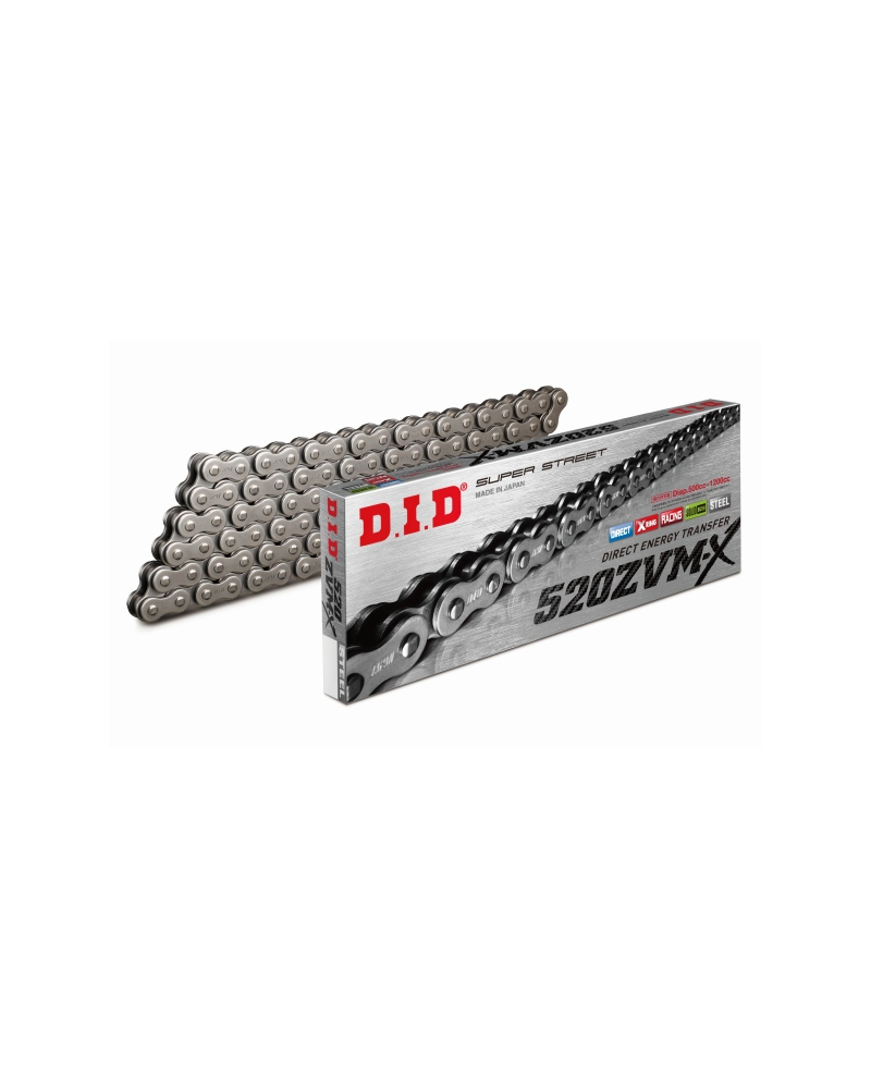 D.I.D ŁAŃCUCH NAPĘDOWY MOTO DID 520 X-RING (3889AN) (ROZKUTY+OGNIWO)