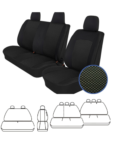 ATRA POKROWCE SAMOCHODOWE RENAULT TRAFIC, OPEL VIVARO 01-14 (9 OS.)