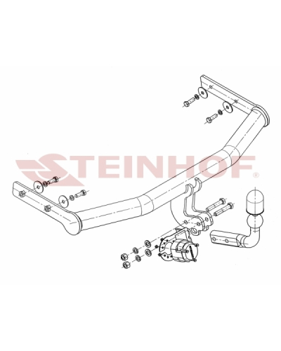 STEINHOF HAK HOLOWNICZY VW LUPO 3D 10/1998-2005