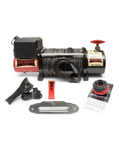 DRAGON WINCH DWM 13000 HD-S WYCIĄGARKA Z LINĄ SYNTETYCZNĄ