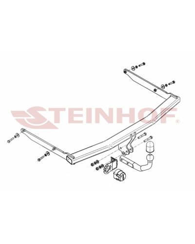 STEINHOF HAK HOLOWNICZY FORD FOCUS II/ III (4D) 02/2005-
