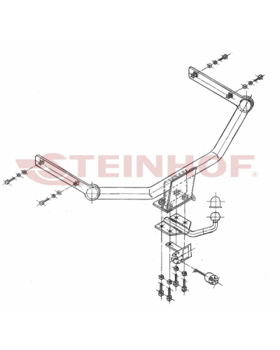 STEINHOF HAK HOLOWNICZY SEAT LEON (5D) 2000-