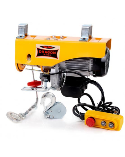 DRAGON WINCH WYCIĄGARKA UCIĄGU PIONOWEGO 230V, UCIĄG 500/990 KG