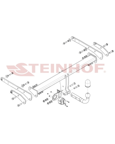 STEINHOF HAK HOLOWNICZY AUDI Q5 02/2017-