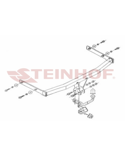 STEINHOF HAK HOLOWNICZY SEAT IBIZA (5D) 03/2002-