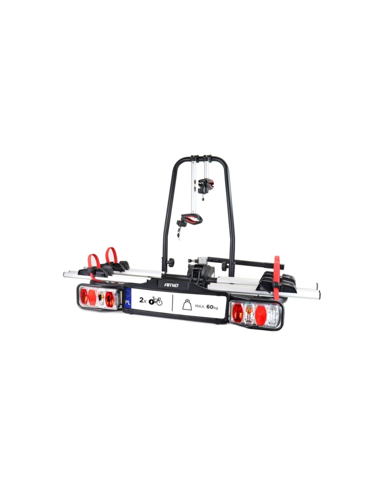 AMIO BAGAŻNIK NA HAK DO MAX 2 ROWERÓW NA ROWERY ELEKTRYCZNE - DO 60 KG
