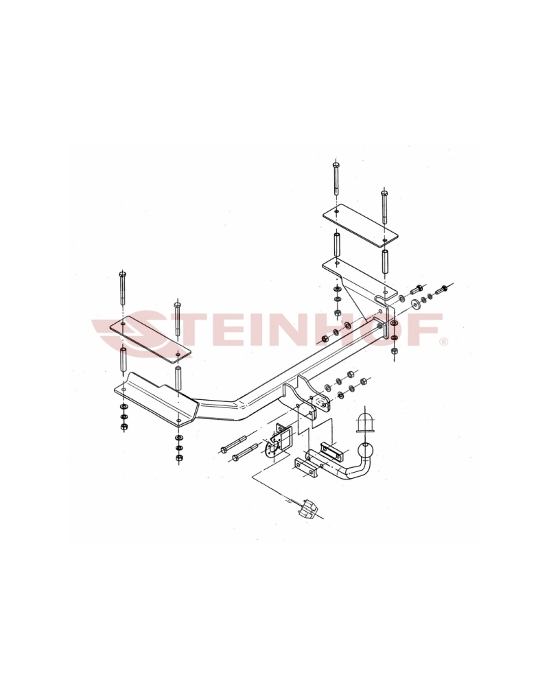 STEINHOF HAK HOLOWNICZY OPEL ASTRA II COMBI 03/98-