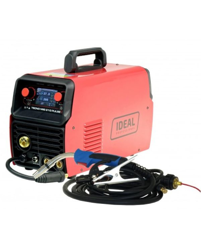 IDEAL PÓŁAUTOMAT SPAWALNICZY TECNO MIG 210 PULSE LCD MIG/TIG/MMA SYNERGIC ALU