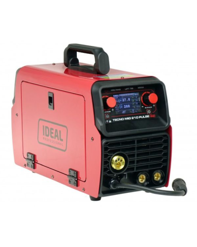 IDEAL PÓŁAUTOMAT SPAWALNICZY TECNO MIG 210 PULSE LCD MIG/TIG/MMA SYNERGIC ALU