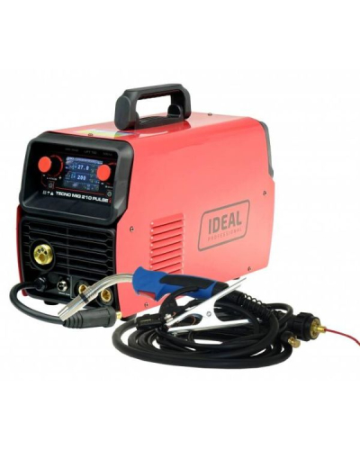 IDEAL PÓŁAUTOMAT SPAWALNICZY TECNO MIG 210 PULSE LCD MIG/TIG/MMA SYNERGIC ALU