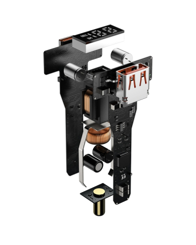 BASEUS ŁADOWARKA SAMOCHODOWA SUPERME USB, USB-C, 100W (CZARNA)