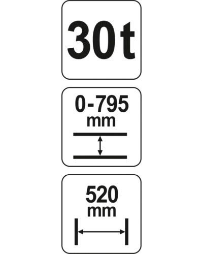 YATO PRASA HYDRAULICZNA 30T