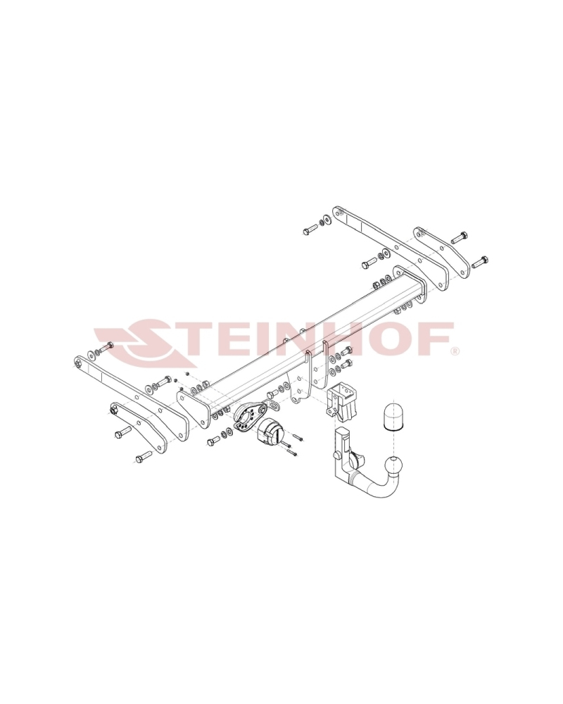 STEINHOF HAK HOLOWNICZY AUDI Q5 02/2017-