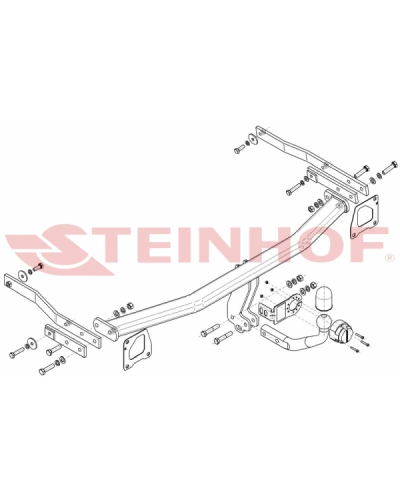 STEINHOF HAK HOLOWNICZY RENAULT MEGANE III (5D) 11/2008-