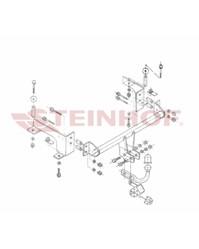STEINHOF HAK HOLOWNICZY OPEL COMBO 03/2002-