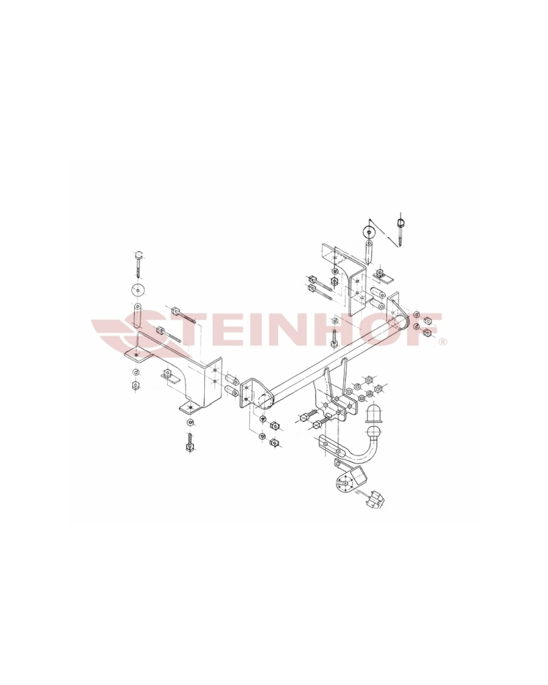 STEINHOF HAK HOLOWNICZY OPEL COMBO 03/2002-