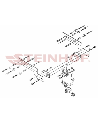 STEINHOF HAK HOLOWNICZY FORD MONDEO KOMBI, 2000-