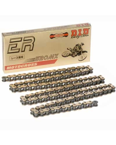 D.I.D ŁAŃCUCH NAPĘDOWY MOTO DID 520 BEZ O-RING (3972DAN) (ROZKUTY+OGNIWO)