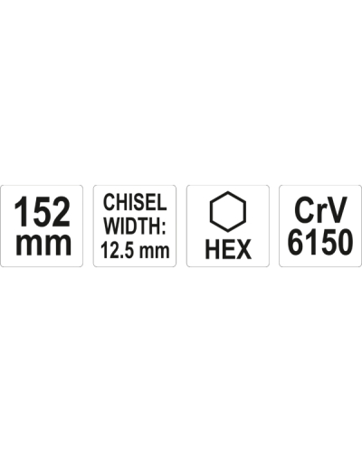 YATO PRZECINAK 12,5X152MM