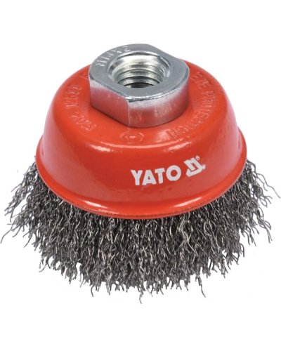 YATO SZCZOTKA DOCZOŁOWA M14, INOX, 65 MM