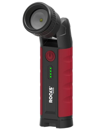ROOKS LAMPA WARSZTATOWA ZOOM KĄTOWA, 1000 LUM, 2500 MAH, FLEX