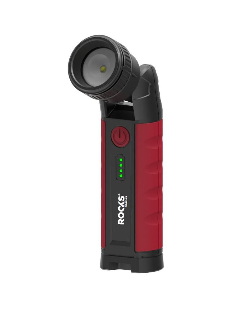 ROOKS LAMPA WARSZTATOWA ZOOM KĄTOWA, 1000 LUM, 2500 MAH, FLEX