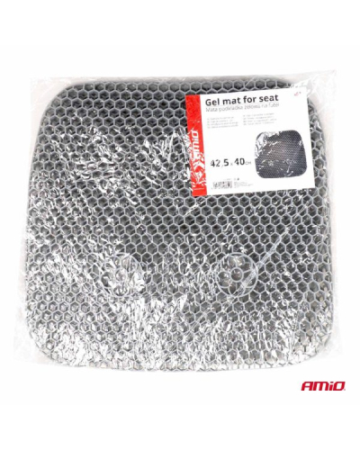 AMIO MATA NA FOTEL PODKŁADKA ŻELOWA 42,5X40 SZARY