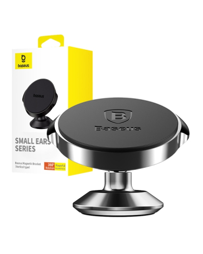 BASEUS UCHWYT SAMOCHODOWY NA TELEFON MAGNETYCZNY PIONOWY (CZARNY)