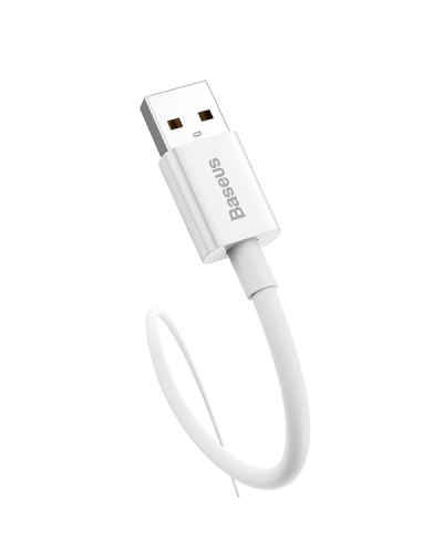 BASEUS KABEL DO ŁADOWAREK USB DO USB-C SUPERIOR 100W 1.5M (BIAŁY)
